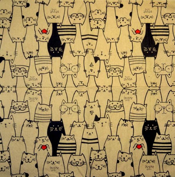 999.150 Katzen - 3-lagig -